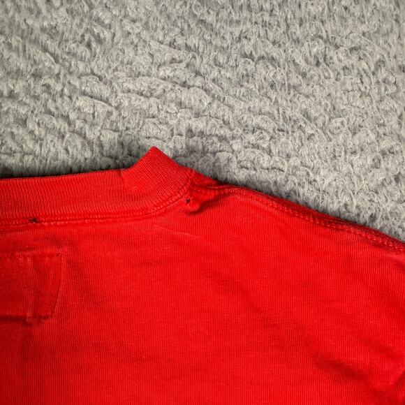 Abercrombie & Fitch Muscle Fit Shirt Mens M Red Longboard Instructor Vintage Y2K - Picture 7 of 10